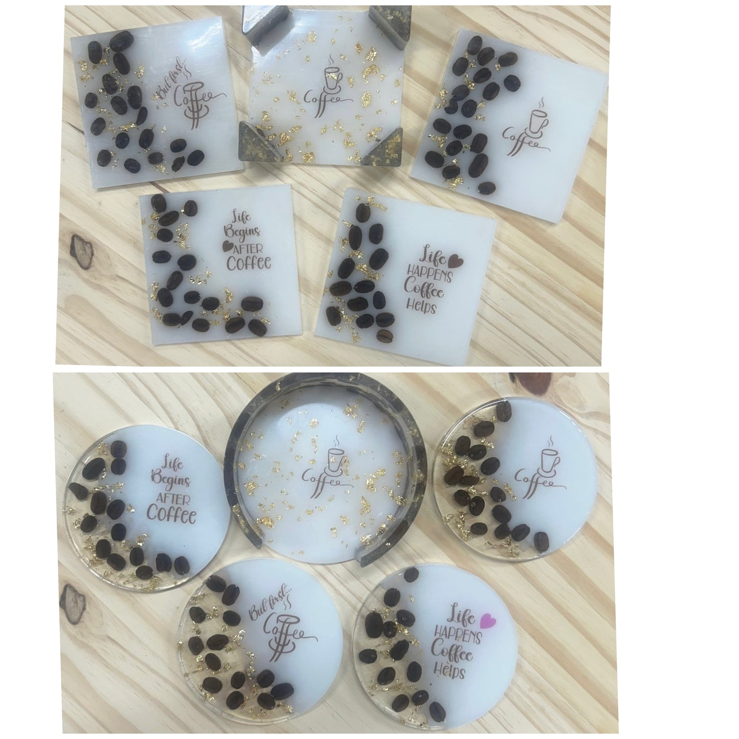 Resin Coffee Coasters