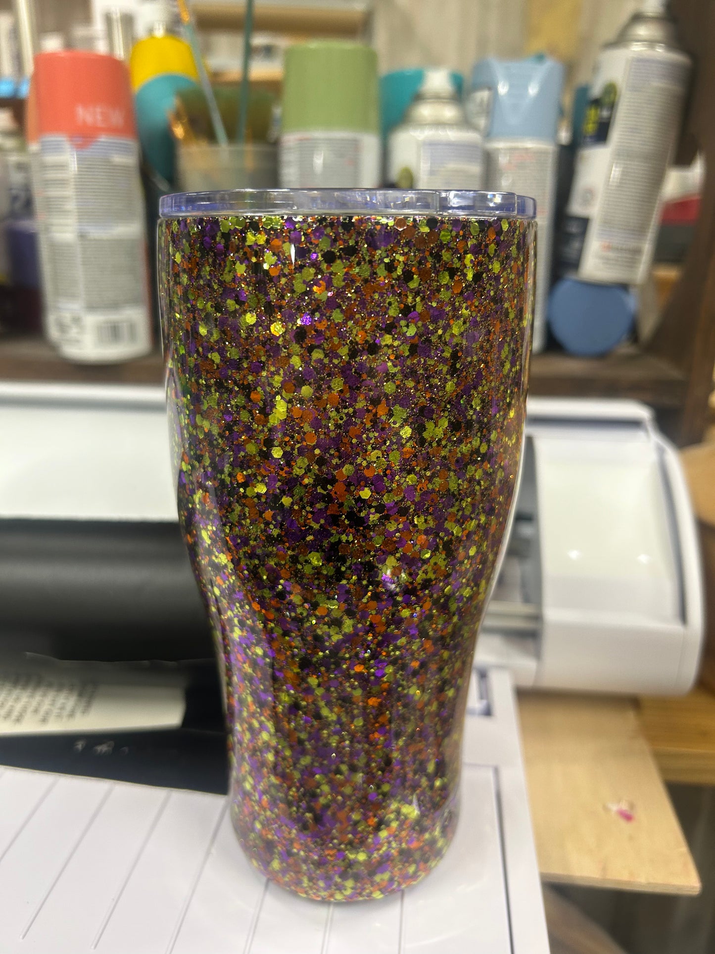 #6 30 glitter Tumbler