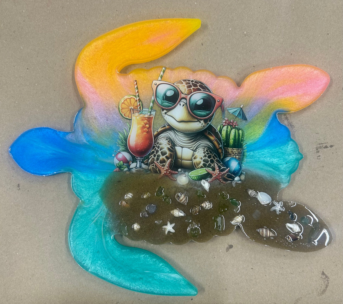 Beach Themed Resin