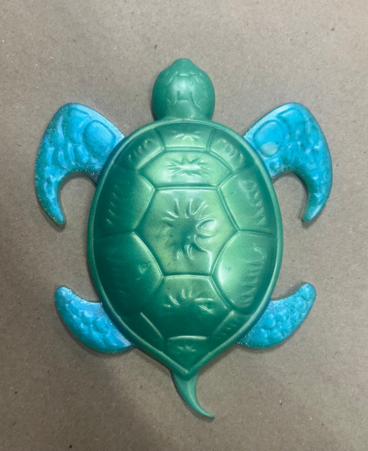 Flat turtle green