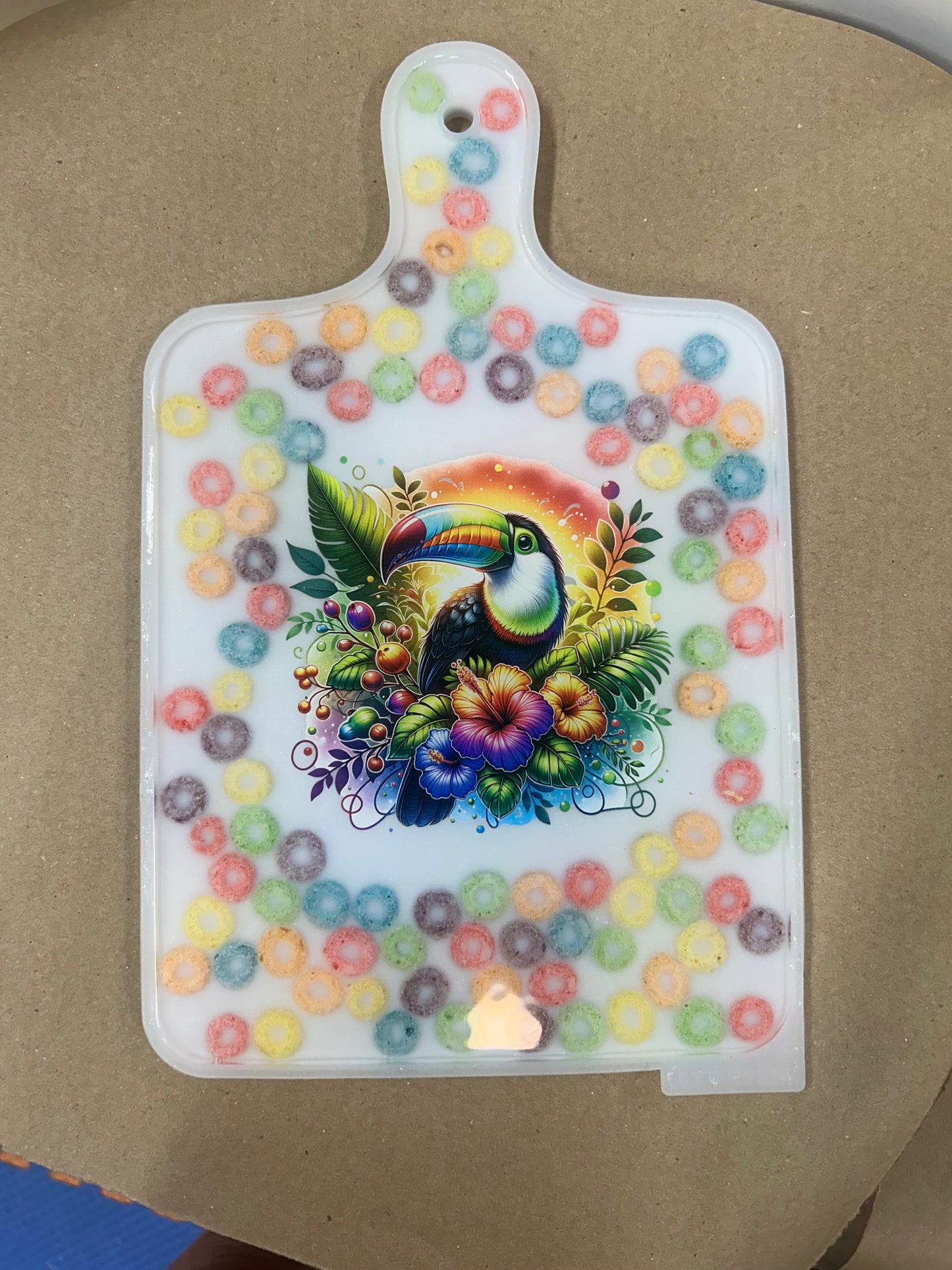fruit rings cutting board