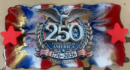 patriotic rectangle tray