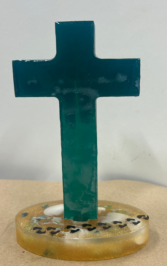 Cross with stand