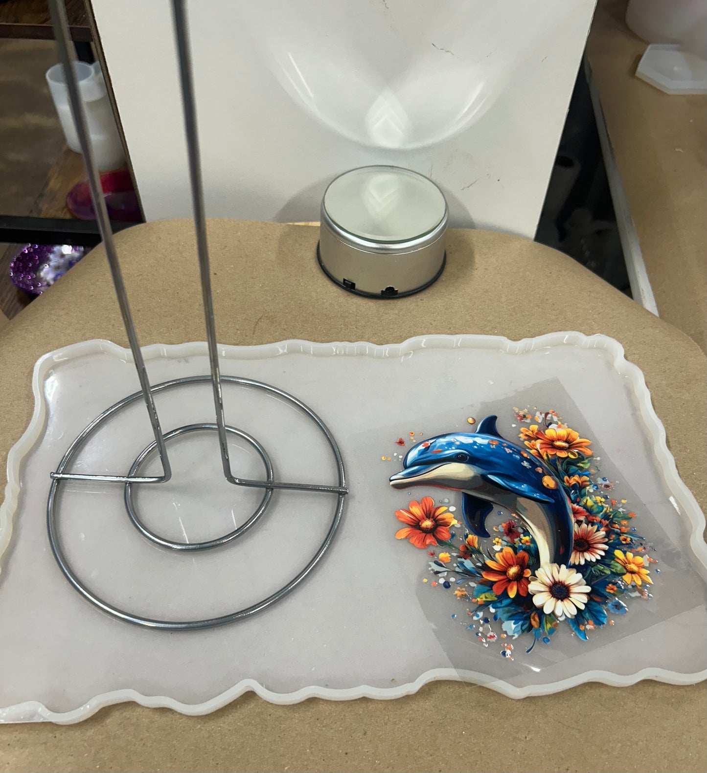 #4 Paper towel holder tray
