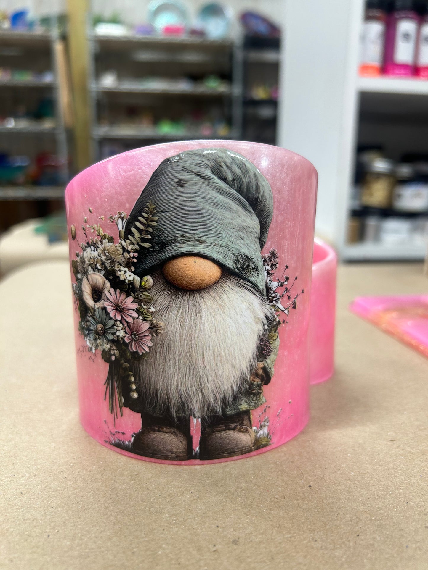 #13 Pencil/Brush holder Pink
