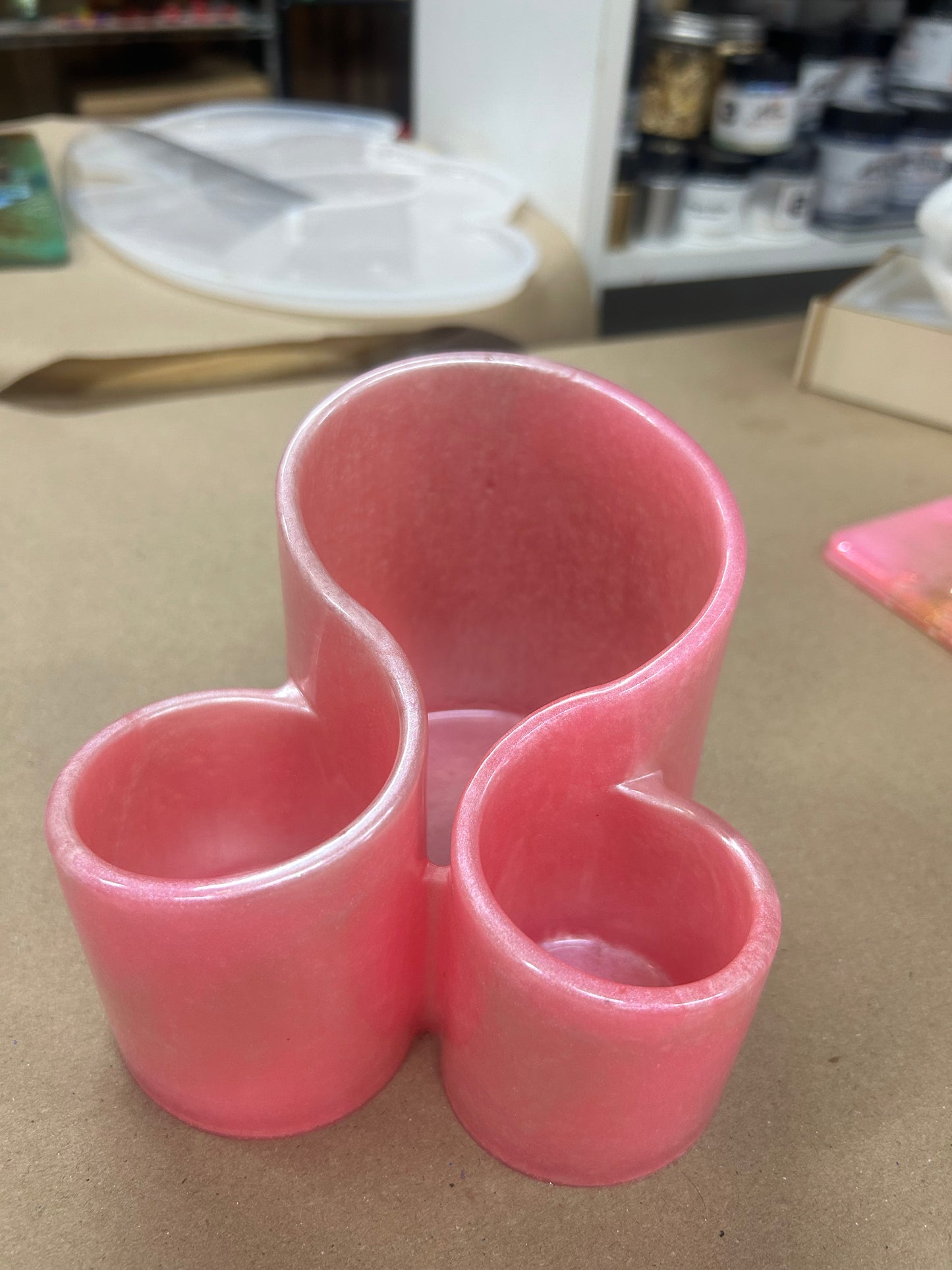 #13 Pencil/Brush holder Pink