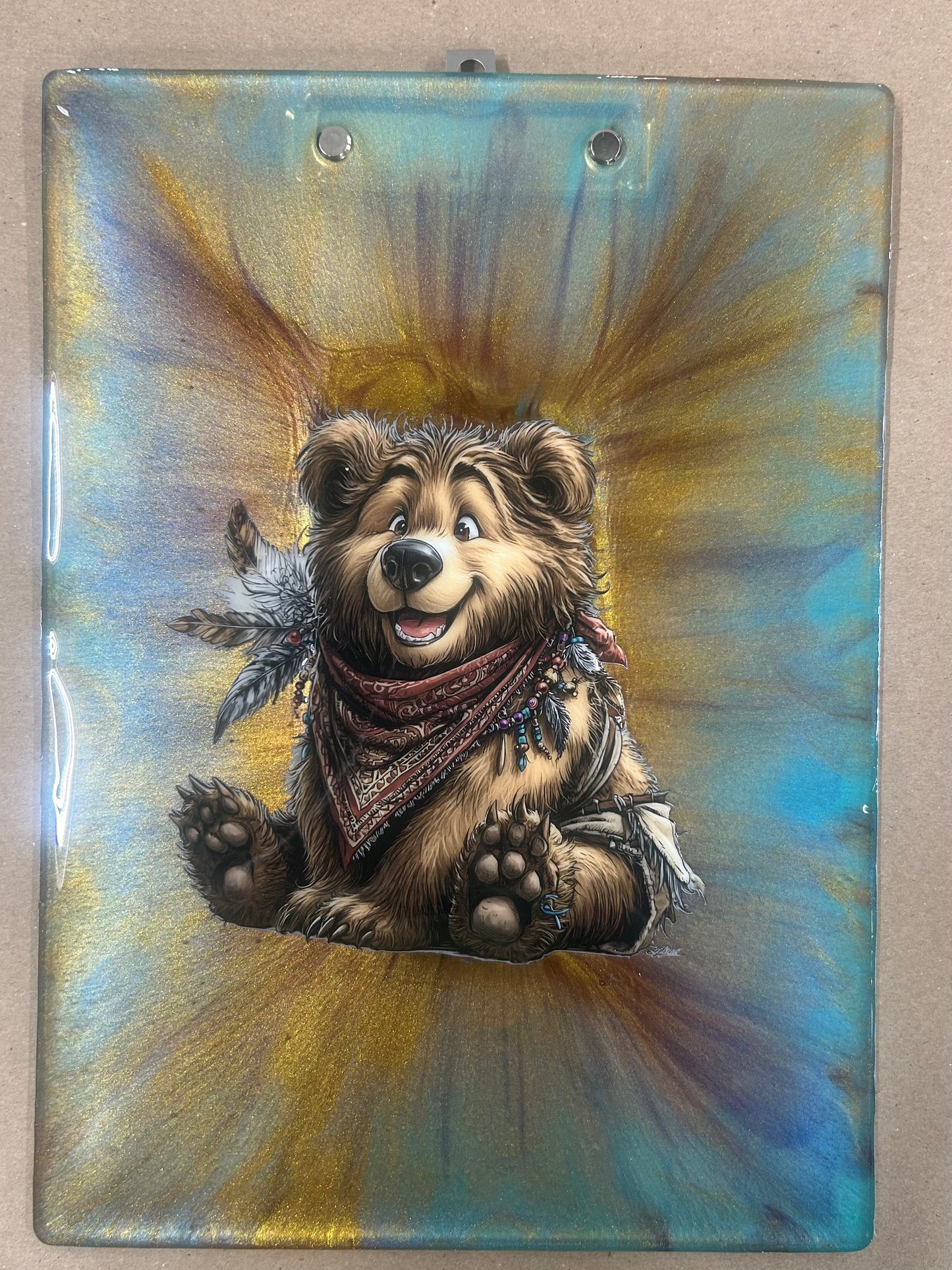 Clip Board Bear