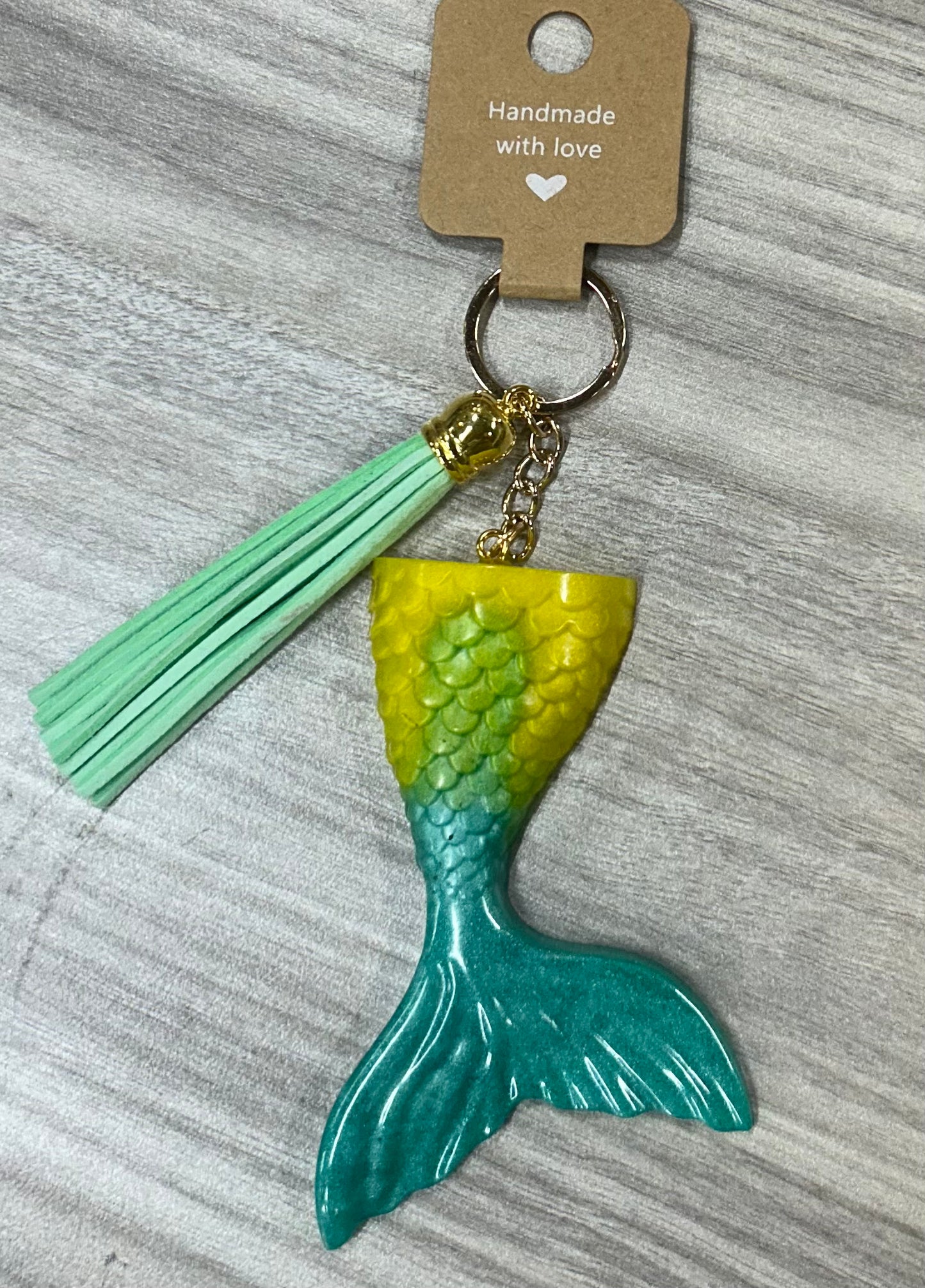 Mermaid tail key chain