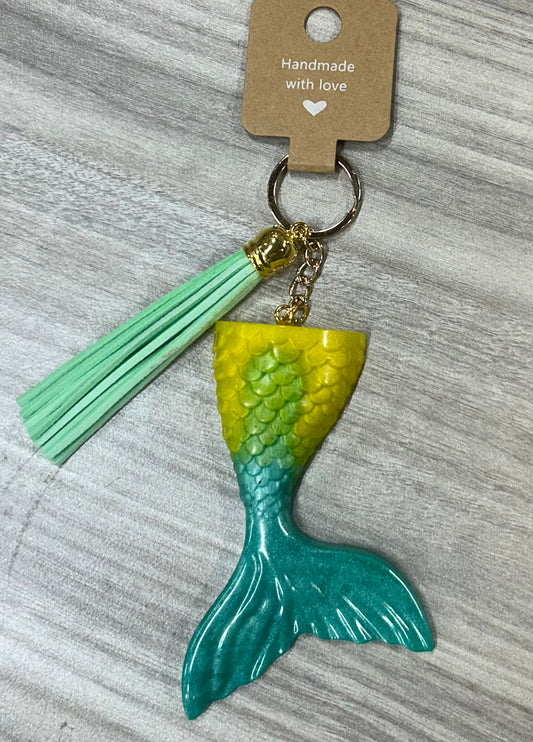 Mermaid tail key chain