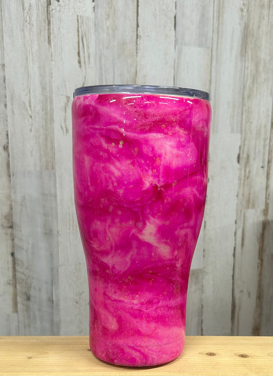 Pink swirl Tumbler
