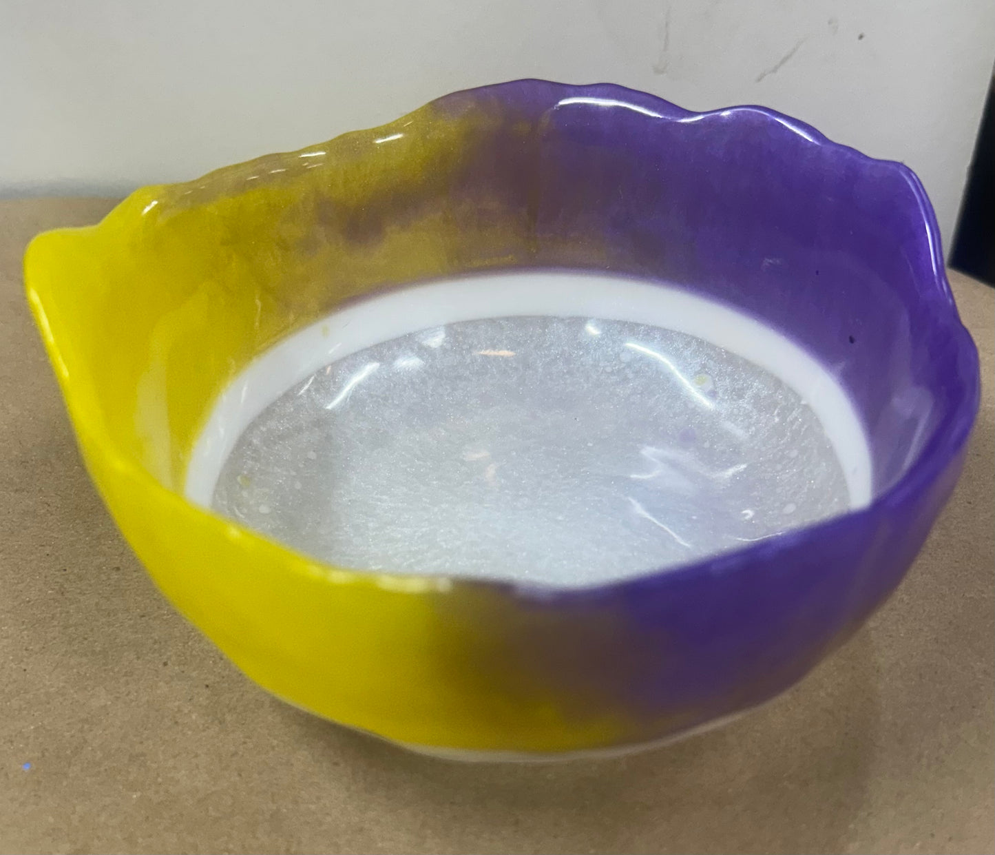 Trinket Bowl in LSU colors