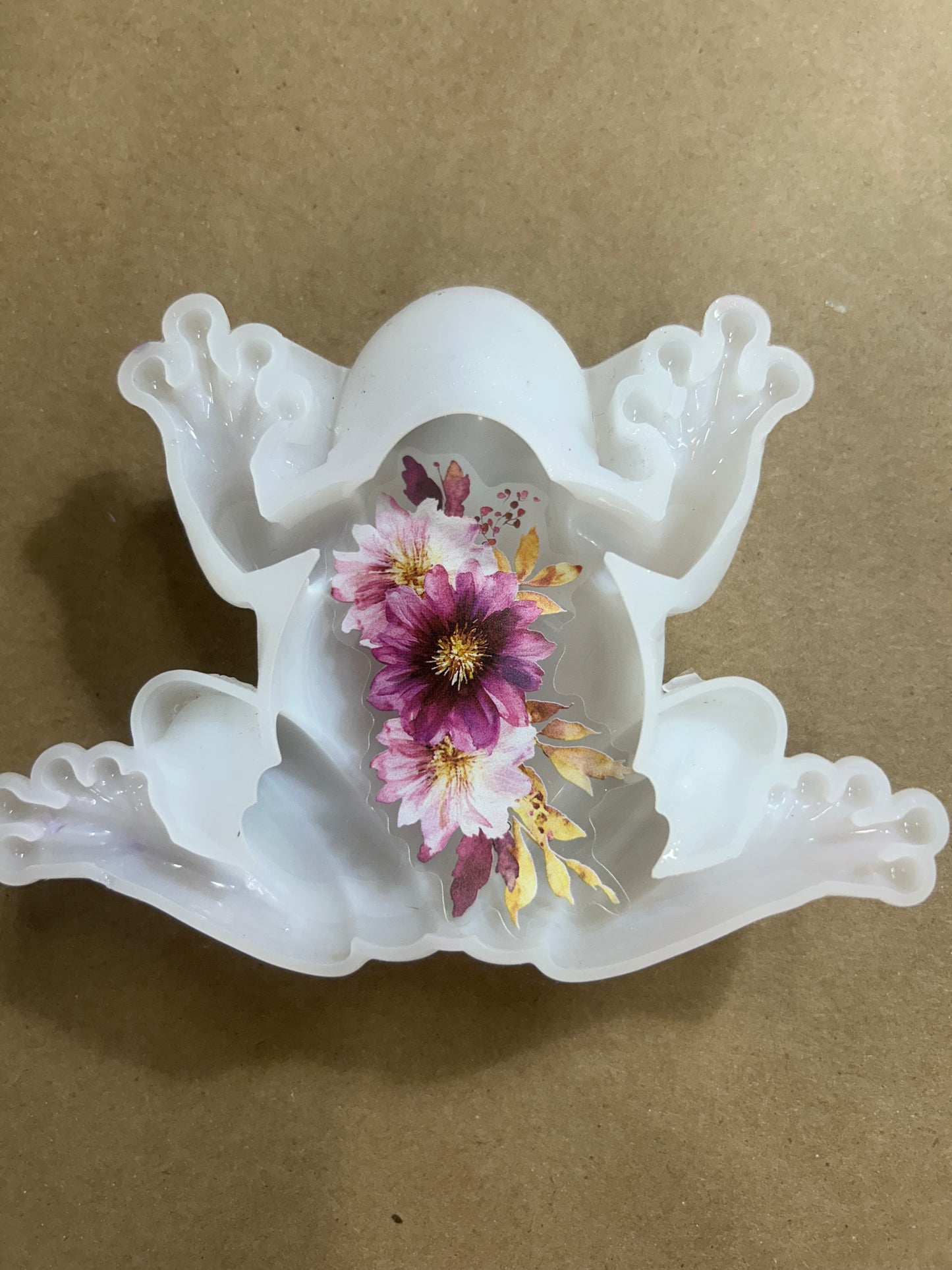 Resin flower frog