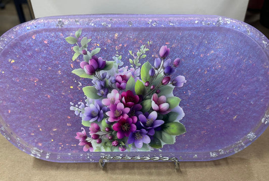 #101 Purple trinket tray