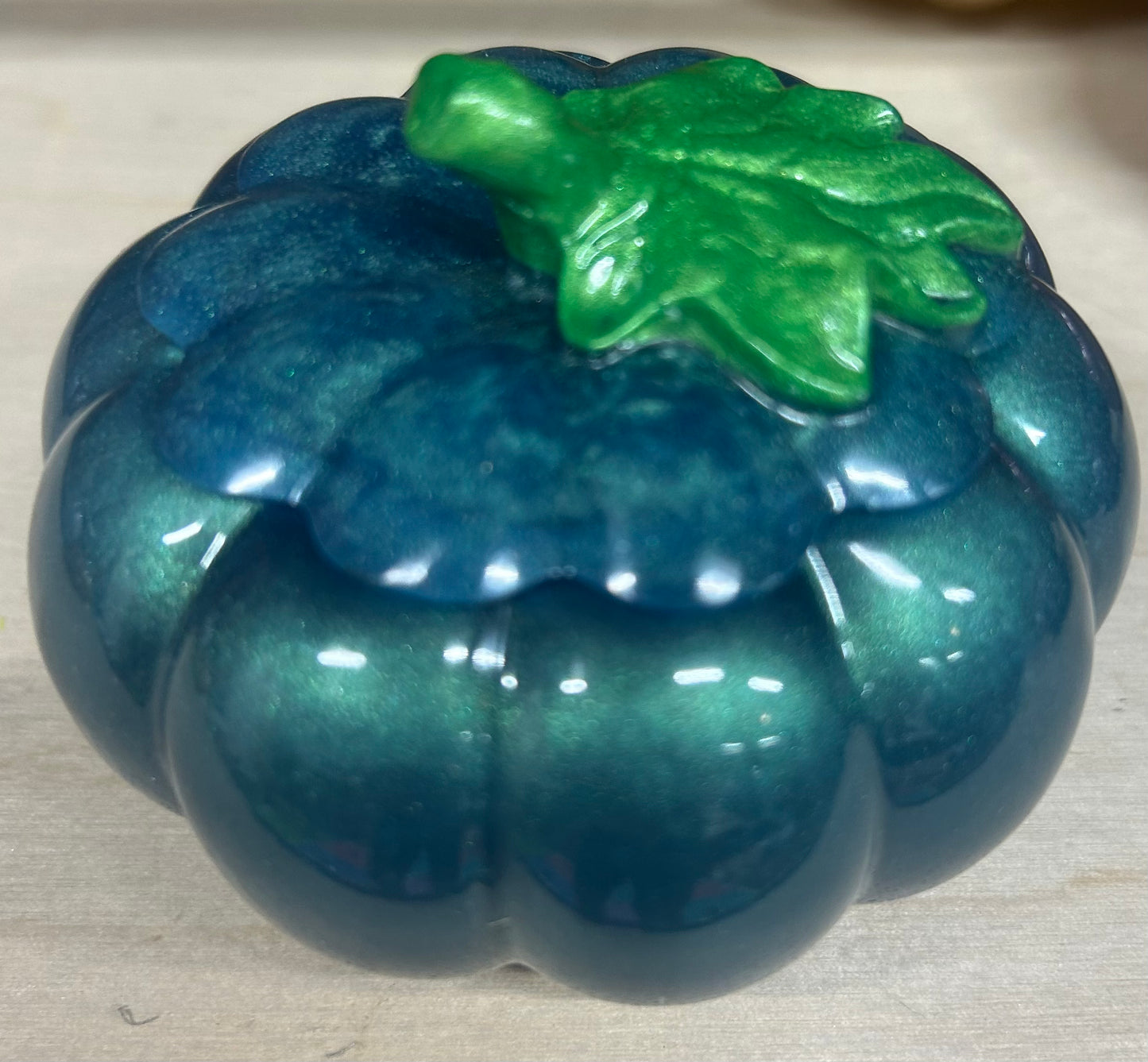 teal small pumpkin