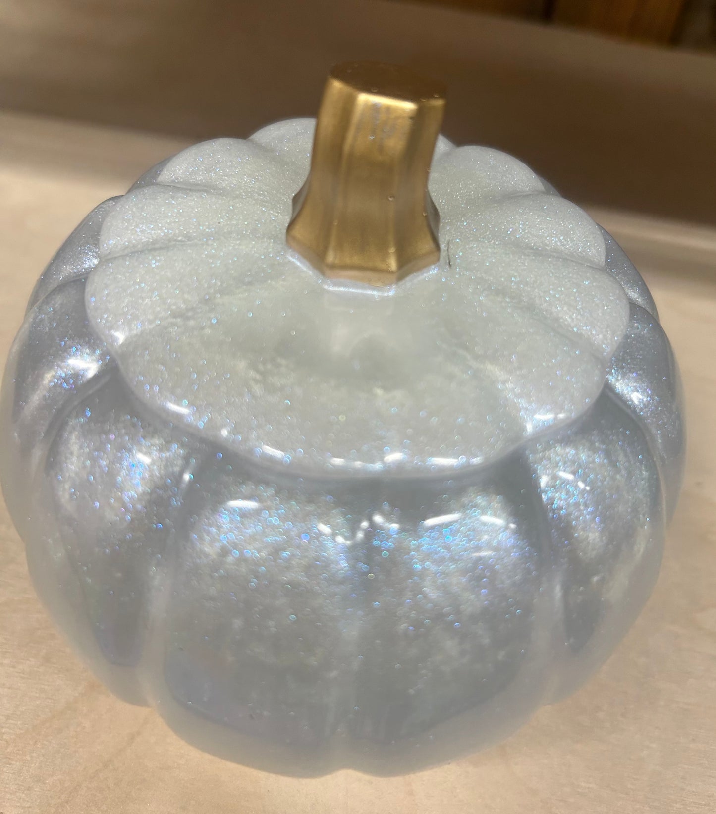 white Pumpkin dish