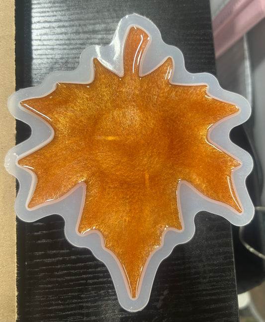 leaf tea light holder