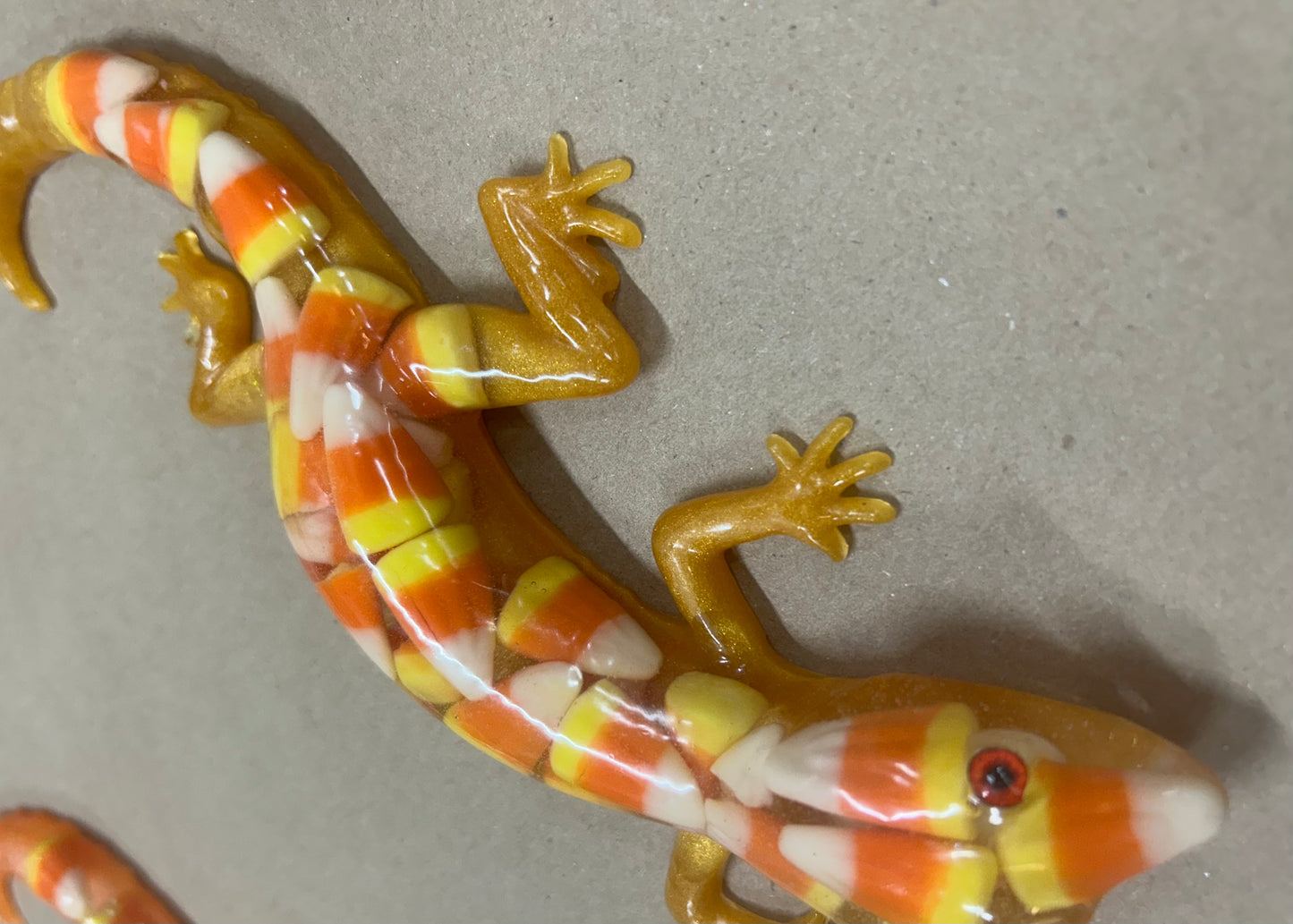Candy Corn Lizard
