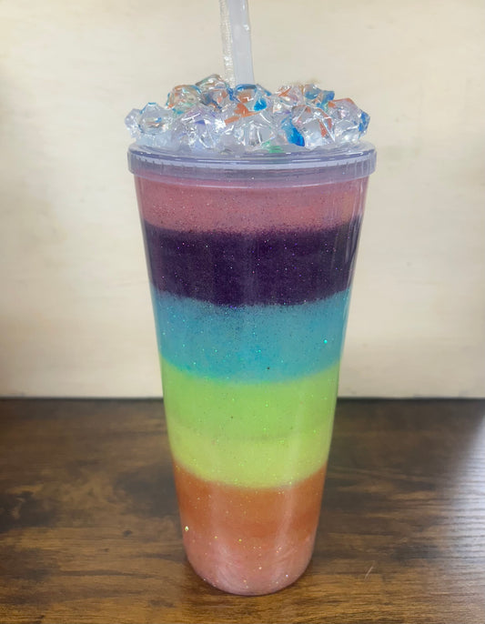 Rainbow Acrylic Tumbler