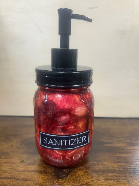 Red swirl Dispenser