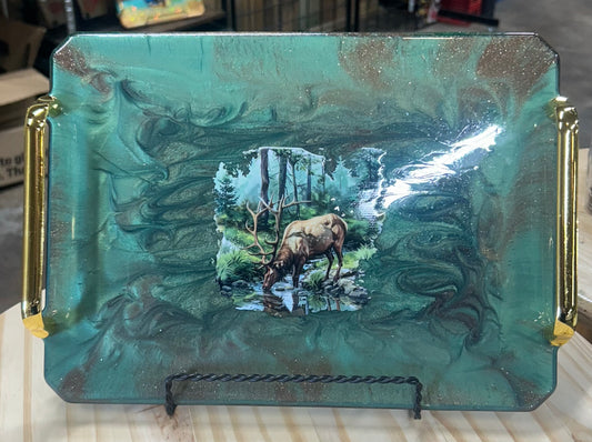 Resin tray