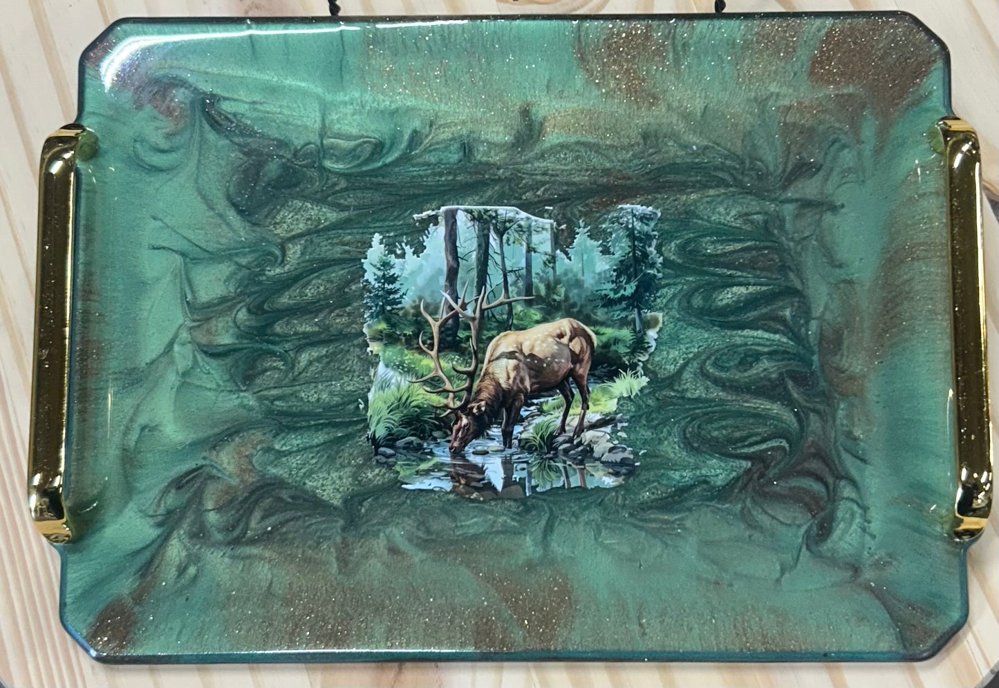 Resin tray