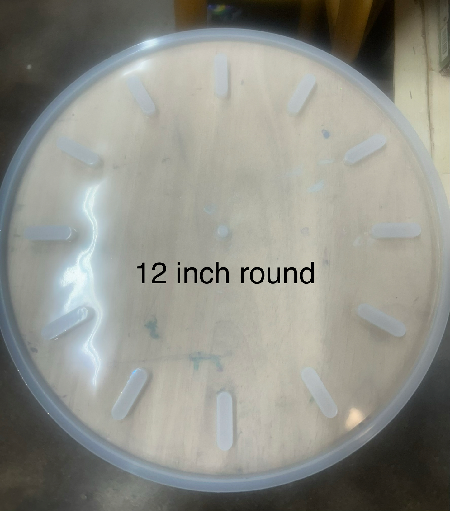 Trays bowls and clocks
