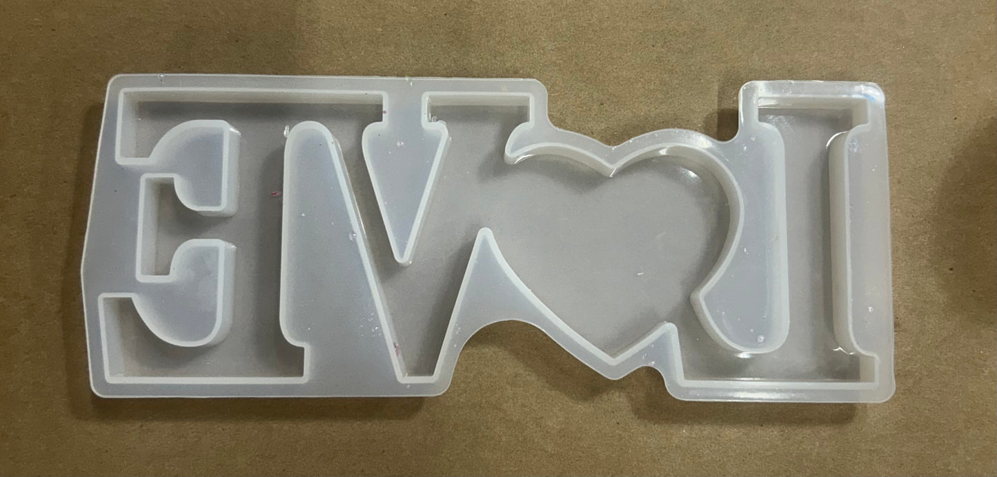 custom signs on a wooden stand